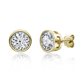 0.5-2 Carat 925 Sterling Silver Personalized Design Earrings 0 - Tophatter Daily Deals