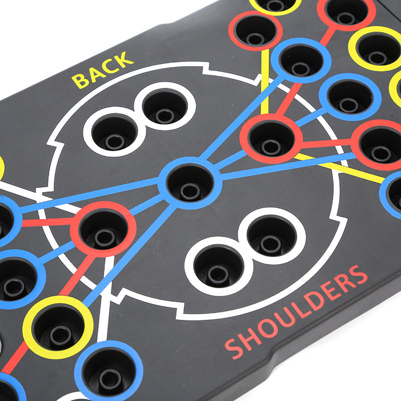 54-hole Push-up Board Multi-functional Home Fitness Equipment 0 - Tophatter Daily Deals