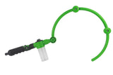 360 Degree Cleaning Foldable Portable Pet Shower Single Open Green 0 - Tophatter Daily Deals