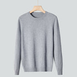 Soft Relaxed Men's Knit Sweater - Crew Neck, Modal Flower Gray 3D Changing Face Moving Picture Frame - Tophatter Daily Deals