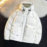 Insulating Men's Down Jacket - Short Boxy, Polyester, City White 3D Changing Face Moving Picture Frame - Tophatter Daily Deals