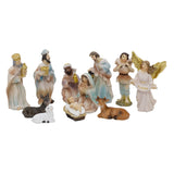 11-Piece Christmas Nativity Figurines | Traditional Holy Family Figures Set 8cm Nativity Set - Tophatter Daily Deals