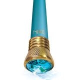 Nixie Jewel Satin Classic Vibe Aquamarine 7 Inch Waterproof G-Spot Vibrator > Vibrators > Standard Vibrators - Tophatter Daily Deals