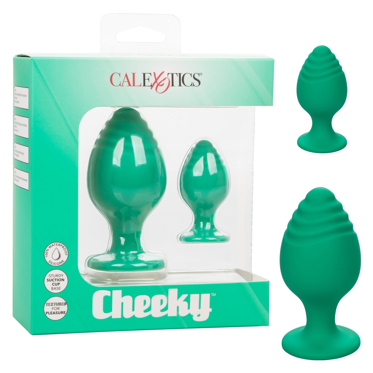 Cheeky Butt Plug Duo (Green) – Playful Butt Plug Set > Anal Range > Butt Plug Kits - Tophatter Daily Deals