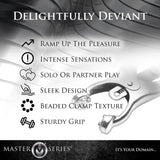 Sterling Monarch Nipple Vice BDSM > Sex Toys > Nipple Clamps - Tophatter Daily Deals
