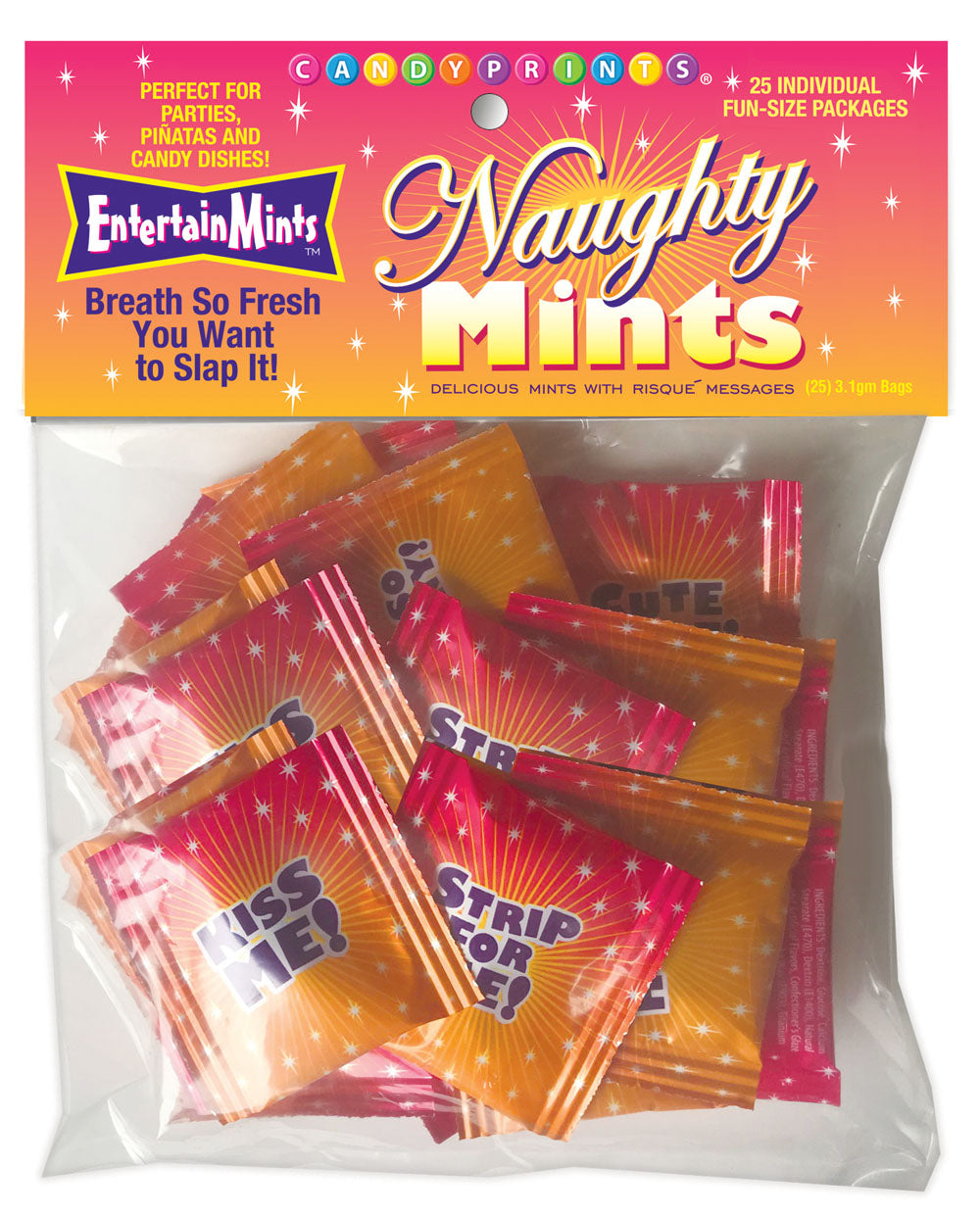 Naughty Mints - Bulk Bag of 25 Party Packs > Novelties > Candy & Edible Items - Tophatter Daily Deals