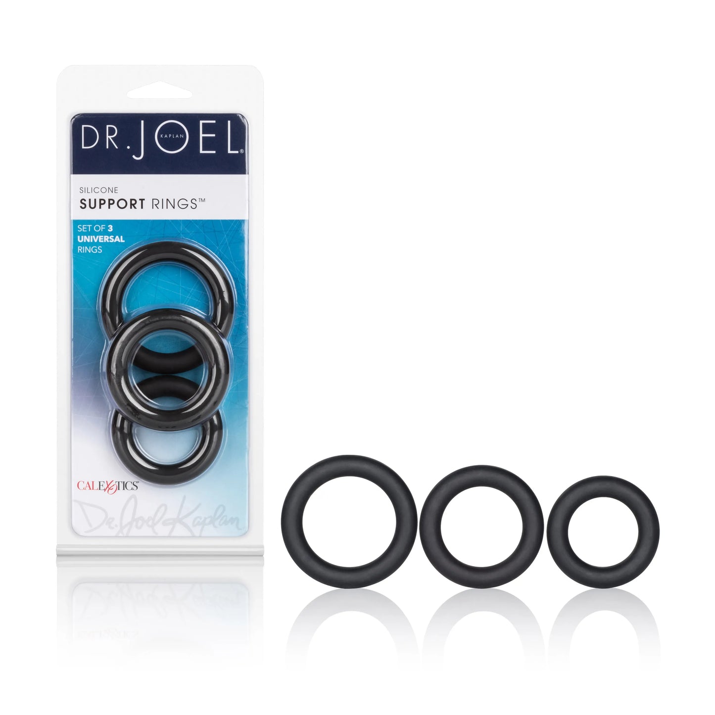 Dr. Joel Kaplan Silicone Support Rings – Hygienic Stretchy All-Purpose Rings > Cock Ring > Sets - Tophatter Daily Deals