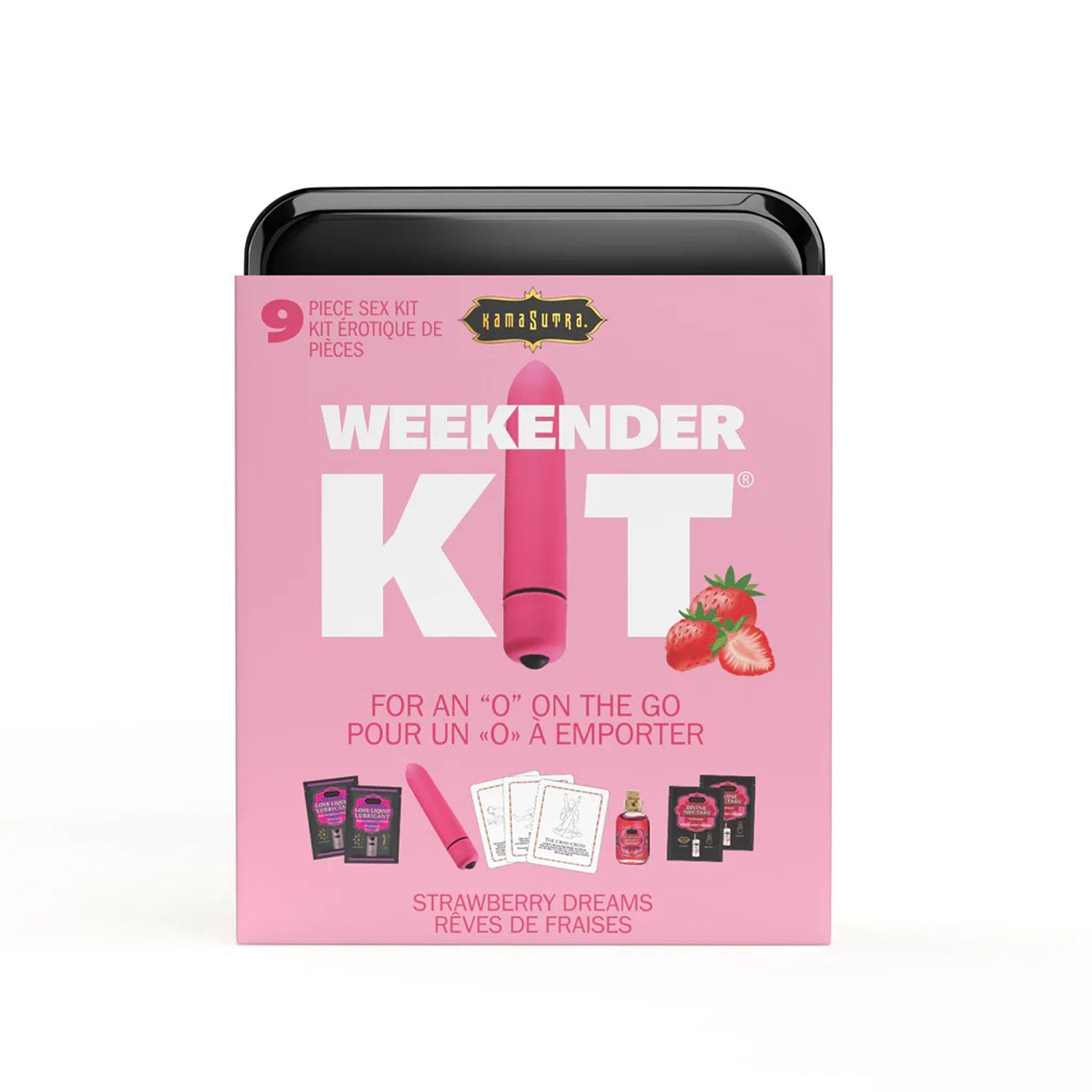 Vibe Weekender Kit (Strawberry Dreams) – Battery-Powered Mini Vibrator Kit > Essentials > Massage Gift Set - Tophatter Daily Deals