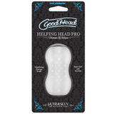 Goodhead Helping Head Pro – Clear Stretchy Handheld Stroker > Sex Toys For Men > Masturbators > Manual - Tophatter Daily Deals