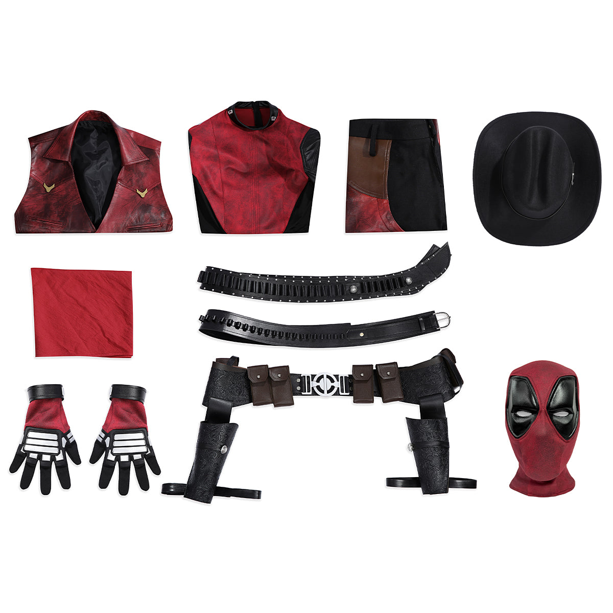 MAV Deadpool 3 Wolverine and Deadpool Cowboypool Cosplay Costume Costume - Tophatter Daily Deals