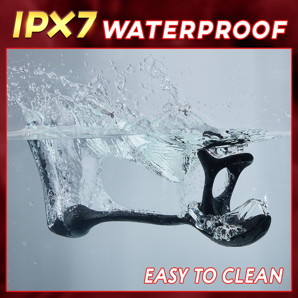 Zenith - Vibrating Anal Plug with Penis Rings Penis Rings - Tophatter Daily Deals