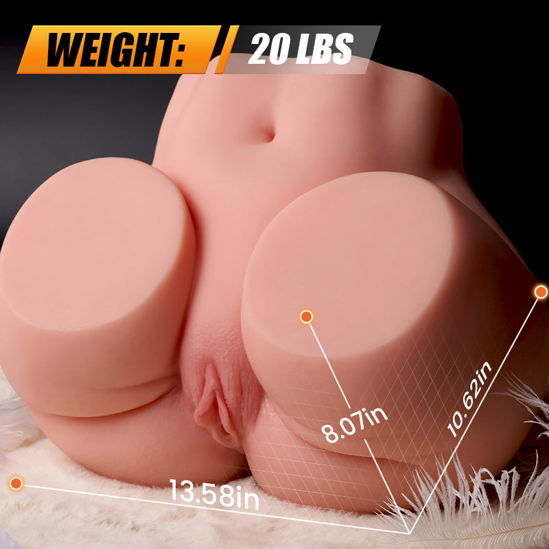 Jesse - 20 Lbs Big Life-Like Butt Life Size Ass 99% Realistic Skin Touch Masturbators - Tophatter Daily Deals
