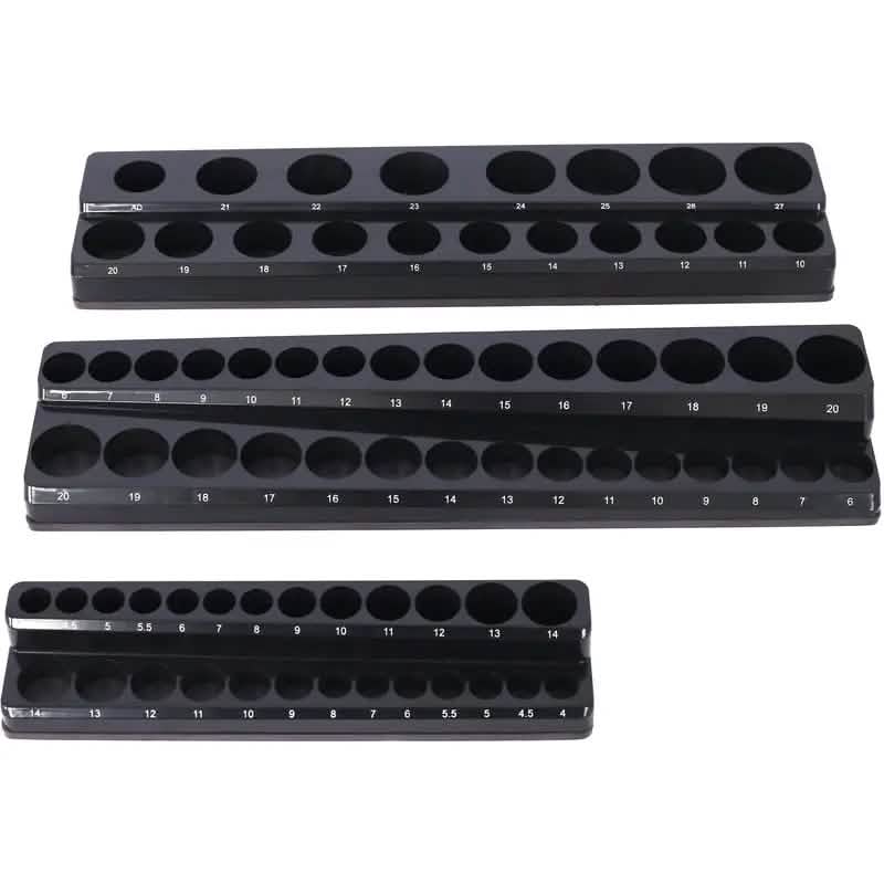6-Piece: Magnetic Socket Organizer Set Home Improvement - Tophatter Daily Deals