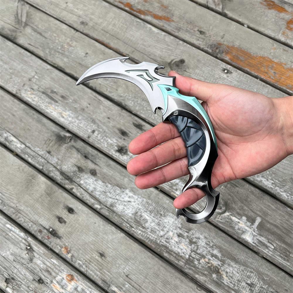 Reaver Karambit Metal Blunt Blade Trainer Cosplay Prop Game Replica - Tophatter Daily Deals
