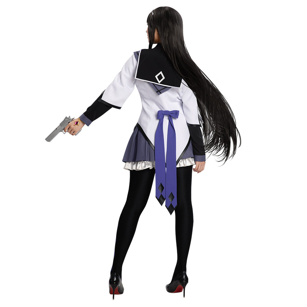 Puella Magi Madoka Magica Homura Akemi Cosplay Costume - Premium Edition Costume - Tophatter Daily Deals