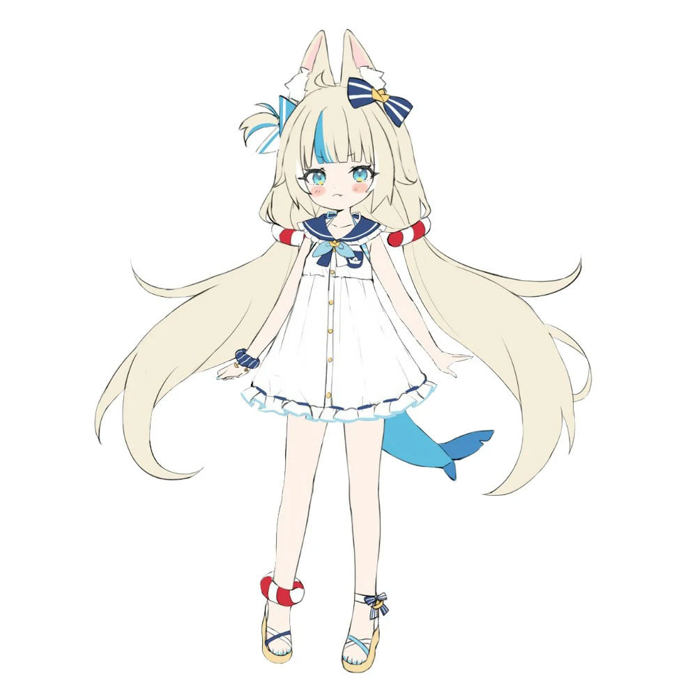 Virtual YouTuber Sameko Saba Cosplay Costume Costume - Tophatter Daily Deals