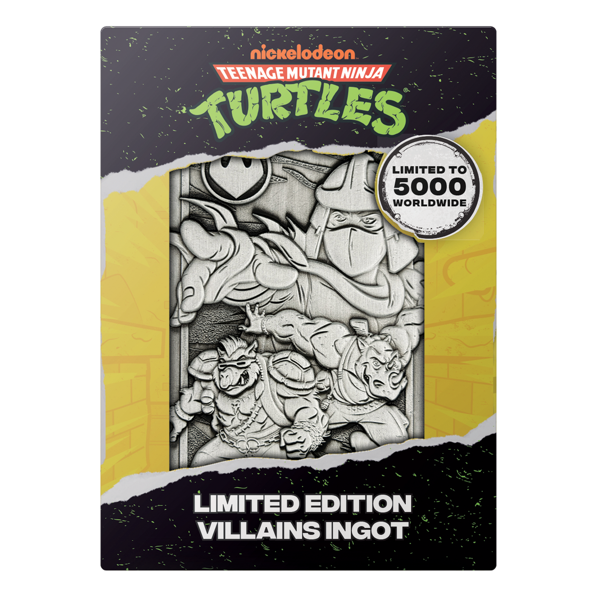 Teenage Mutant Ninja Turtles – Limited Edition Villain Ingot Replica Coin - Tophatter Daily Deals