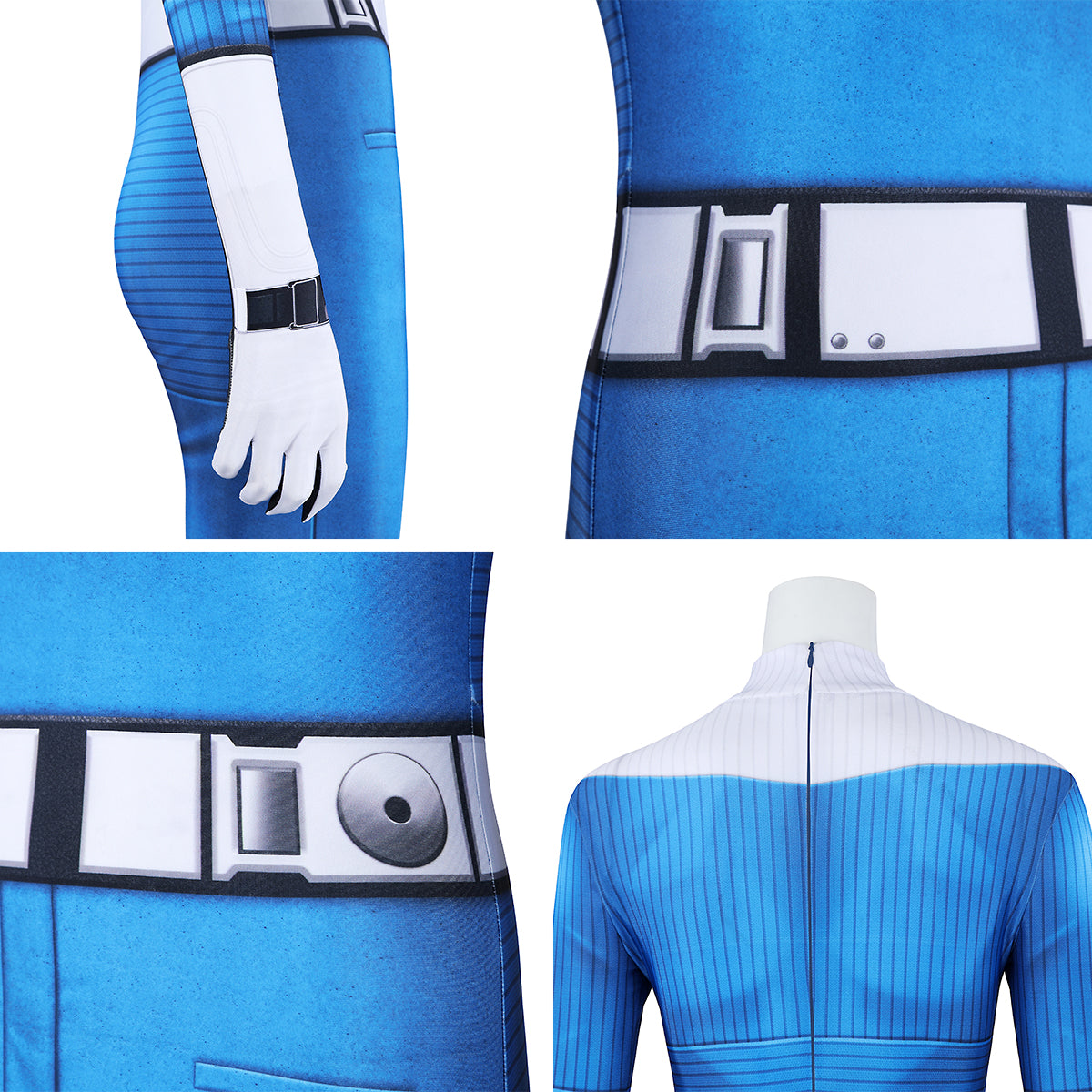 The Fantastic Four: First Steps Invisible Woman Sue Storm Jumpsuit Cosplay Costume Costume - Tophatter Daily Deals