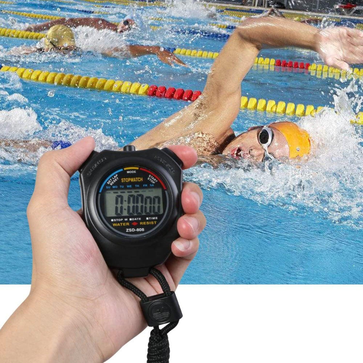 Sports and Referee Digital Stop Watch Timer - Digital Sport Stopwatch Timer, for Football, Basketball, Running, Swimming, Fitness Sports - Tophatter Daily Deals