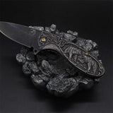 Brown Bear 3D Relief Folding Knife - Tophatter Daily Deals