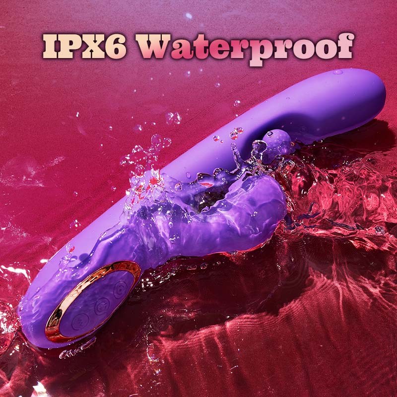 Acmejoy - Tongue Licking Clitoral Stimulator Vibrator With 360° Rotation Rubbing Ball Vibrators - Tophatter Daily Deals