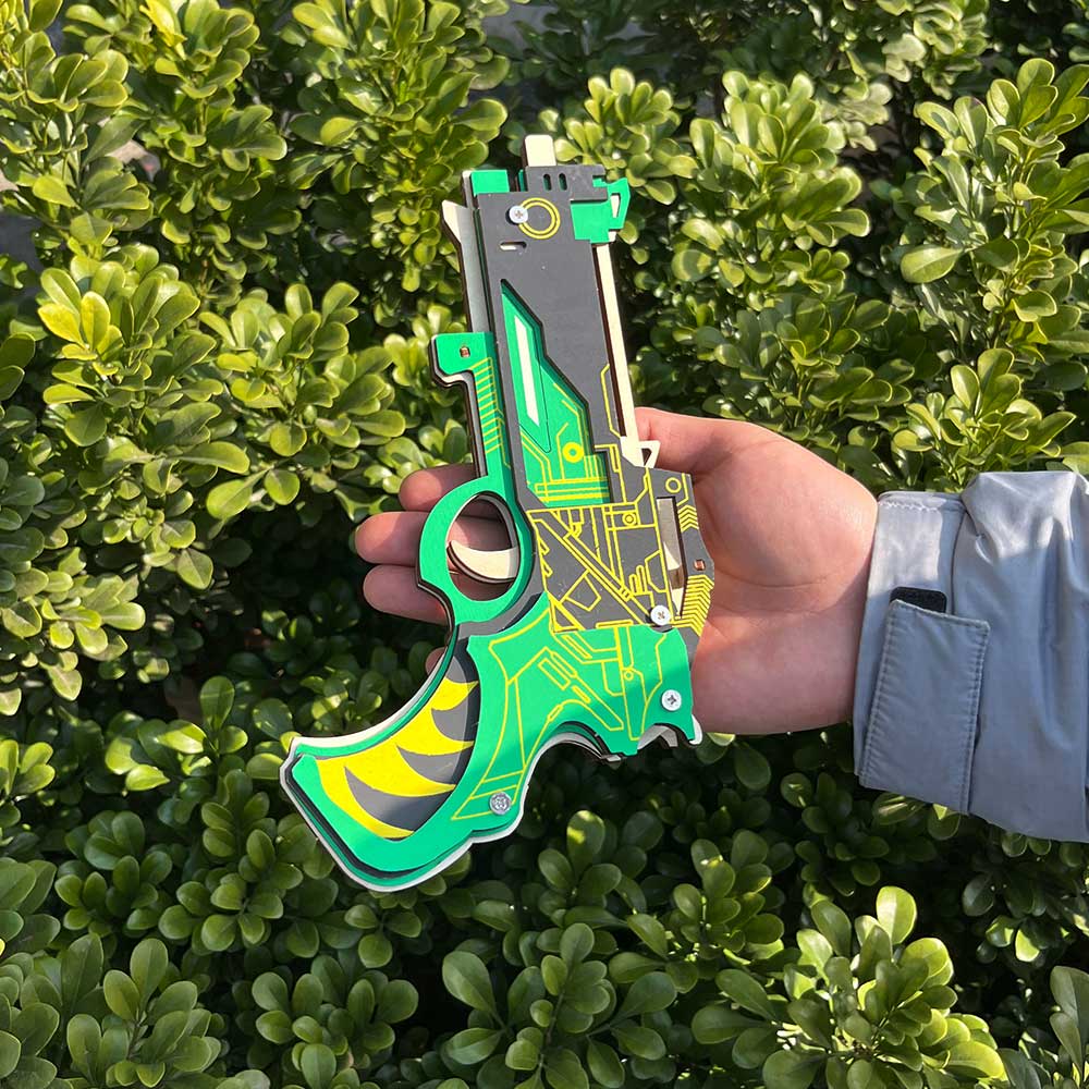 Hunting Gun 3D Rubber Band Gun Wooden Model Kit - Tophatter Daily Deals