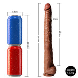 Buder - Long Big Dildo for Beginners and Experienced Players 22.04 Inches Dildos - Tophatter Daily Deals