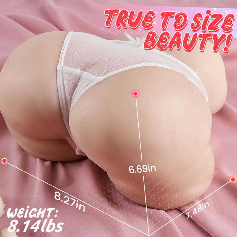 Anna - Deep in Softness Pink Vagina Realistic Butt 8.14 lbs Masturbators - Tophatter Daily Deals