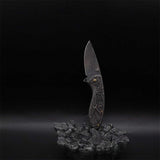 3D Sculpture Eagle Relief Folding Knife - Tophatter Daily Deals