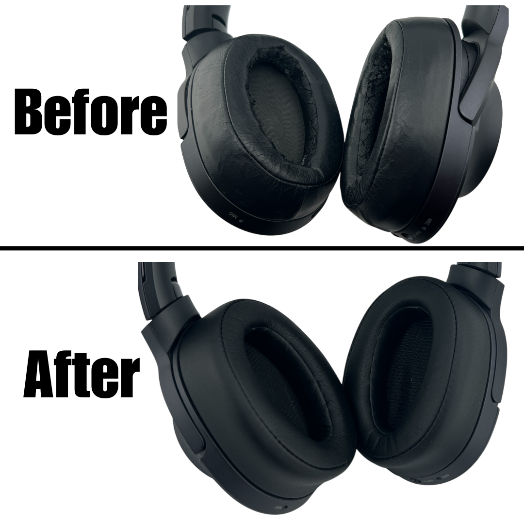 CS Replacement Ear Pad Cushions for Sony MDR-100ABN WH-H900N Headphones Audio Accessories - Tophatter Daily Deals