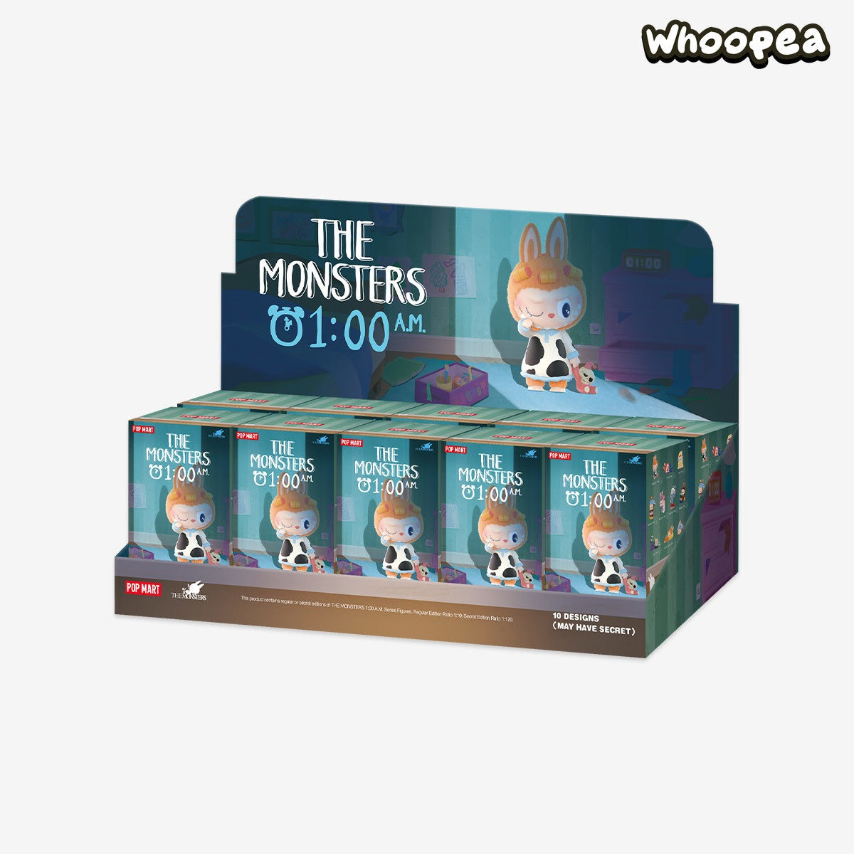 THE MONSTERS 1:00 A.M. Series Figures, Blind Box 1 SET (10 BOXES) - Tophatter Daily Deals