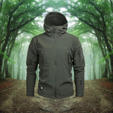 Waterproof Men's Outdoor Jacket - Military Cut, Poly Blend - Tophatter Daily Deals