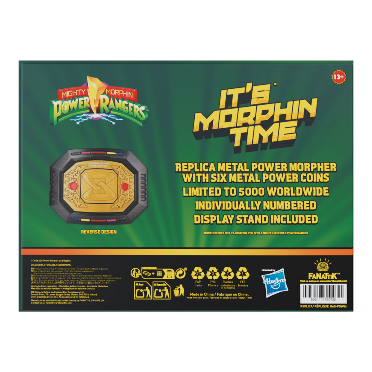 Power Rangers – Limited Edition Replica Interchangeable Power Morpher Collectible Replica - Tophatter Daily Deals
