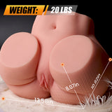 Jesse - 20 Lbs Big Life-Like Butt Life Size Ass 99% Realistic Skin Touch Masturbators - Tophatter Daily Deals