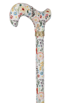 HD Pattern Designer Cane - Matching Handle & Shaft - Durable Adjustable Aluminum - Tophatter Daily Deals