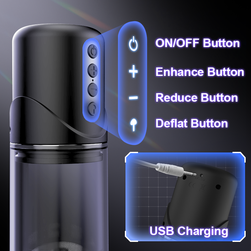 ACMEJOY - 6 Vacuum Suctions Penis Pump 3 IN 1 Masturbation Training Climax Penis Pumps - Tophatter Daily Deals