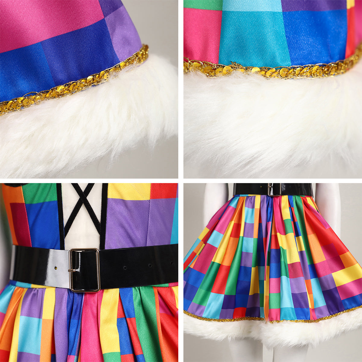 Christmas Special! ! ! Magic Sequined Christmas Dress Cosplay Costume - Tophatter Daily Deals