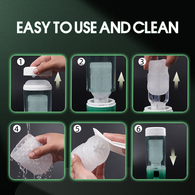 Acmejoy - 8 Thrusting & Rotation Masturbator Cup Masturbation Cup - Tophatter Daily Deals