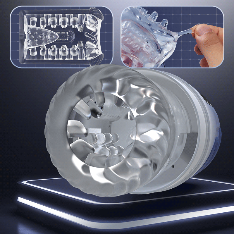 Empyrean - 5 IN 1 Function Male Stroker Masturbator & Penis Pump Masturbation Cup - Tophatter Daily Deals