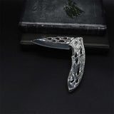 Fantastic Flame Shape Folding Knife - Tophatter Daily Deals