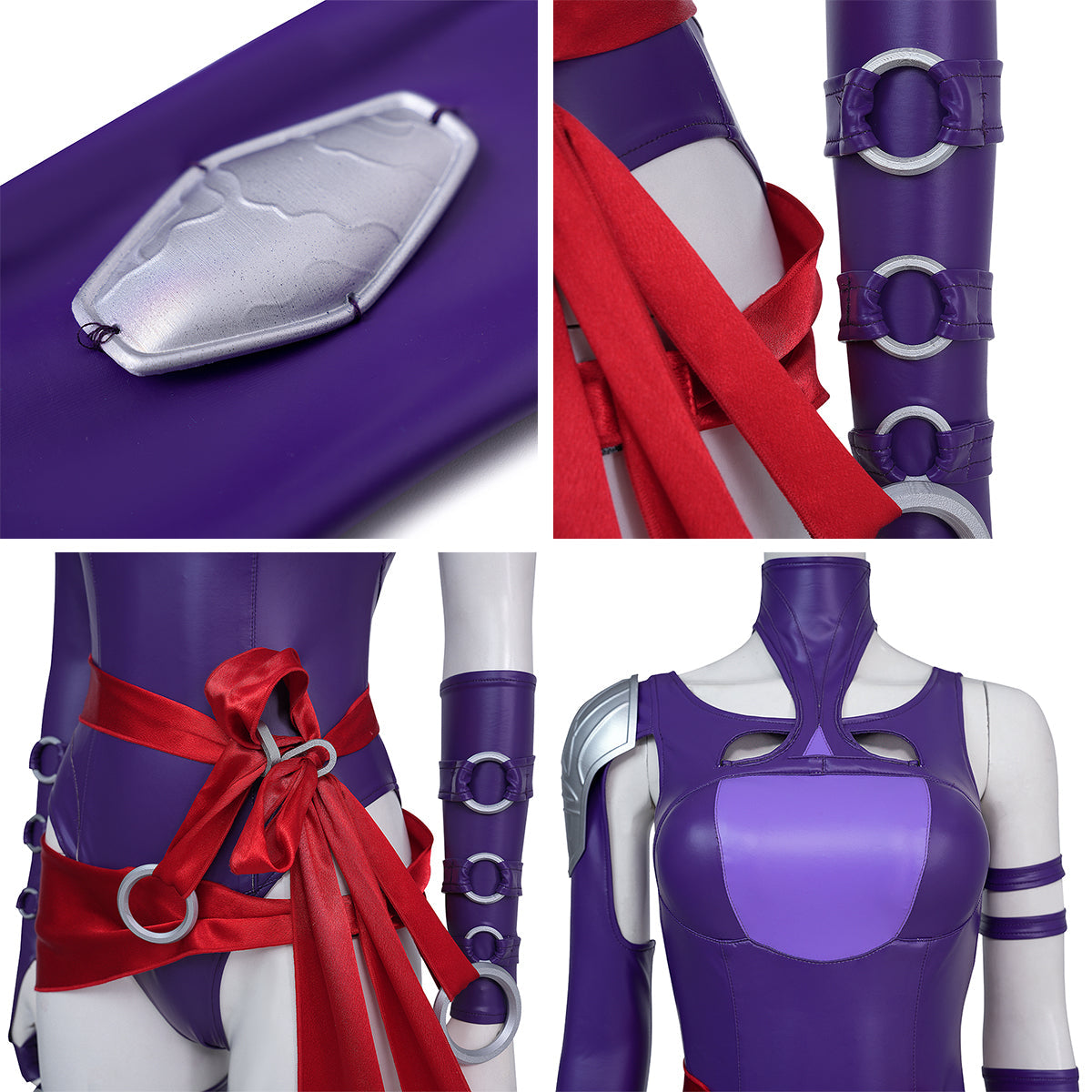 MAV Rivals Vengeance Psylocke Artificial Leather Cosplay Costume Costume - Tophatter Daily Deals