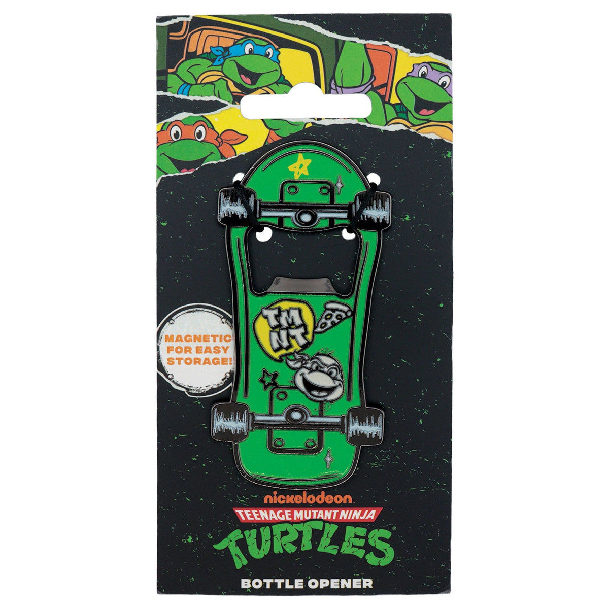 Teenage Mutant Ninja Turtles – Magnetic Skateboard Bottle Opener Bottle Opener - Tophatter Daily Deals