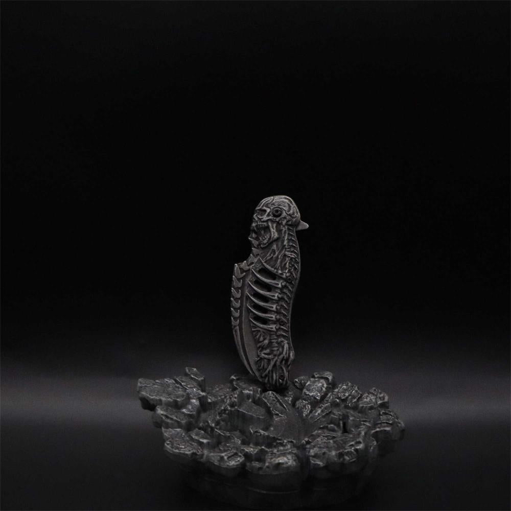 Cool Skull Folding Knife Tool - Tophatter Daily Deals