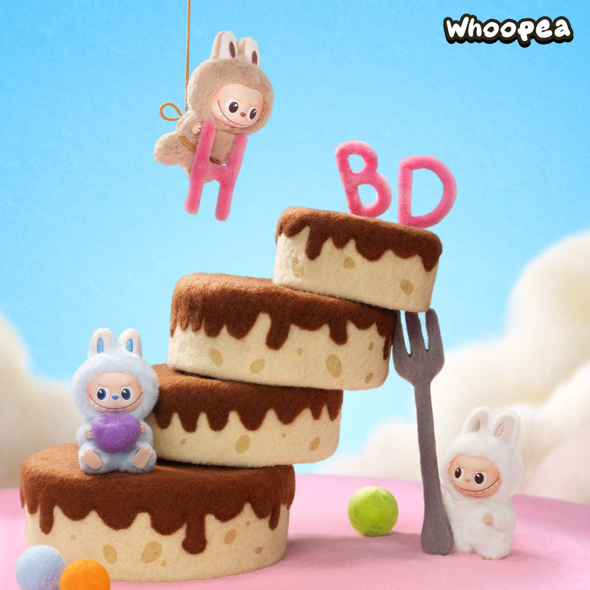 THE MONSTERS Pin for Love Series-Vinyl Plush Pendant Blind Box (A-M) - Tophatter Daily Deals