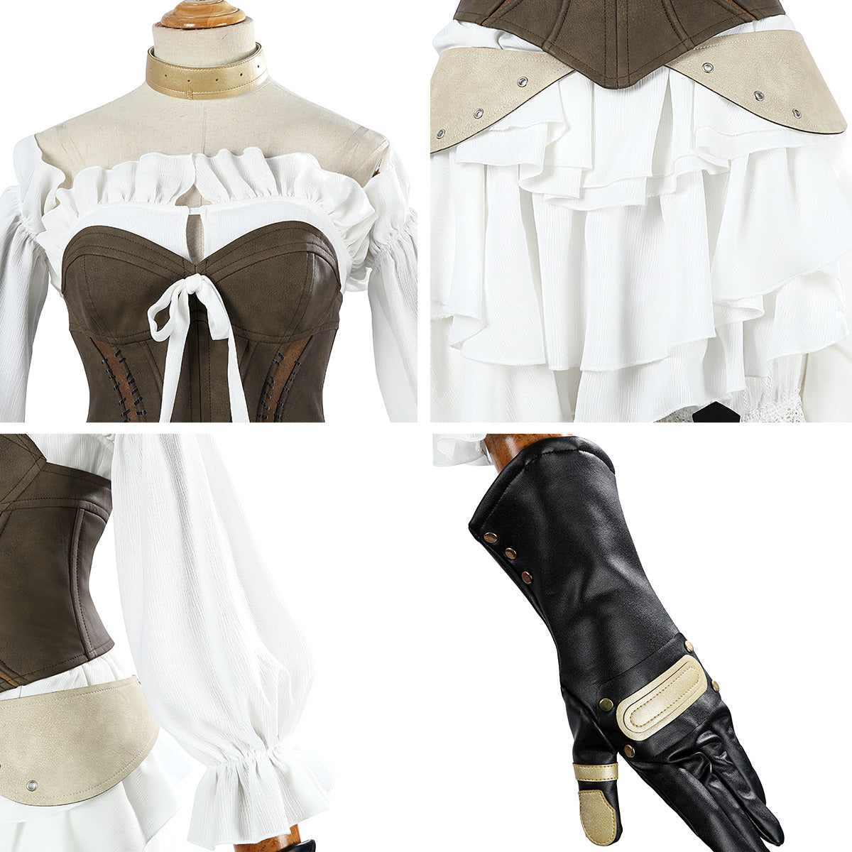 Final Fantasy XIV FF14 Neo-Ishgardian Healing Set Cosplay Costume Costume - Tophatter Daily Deals