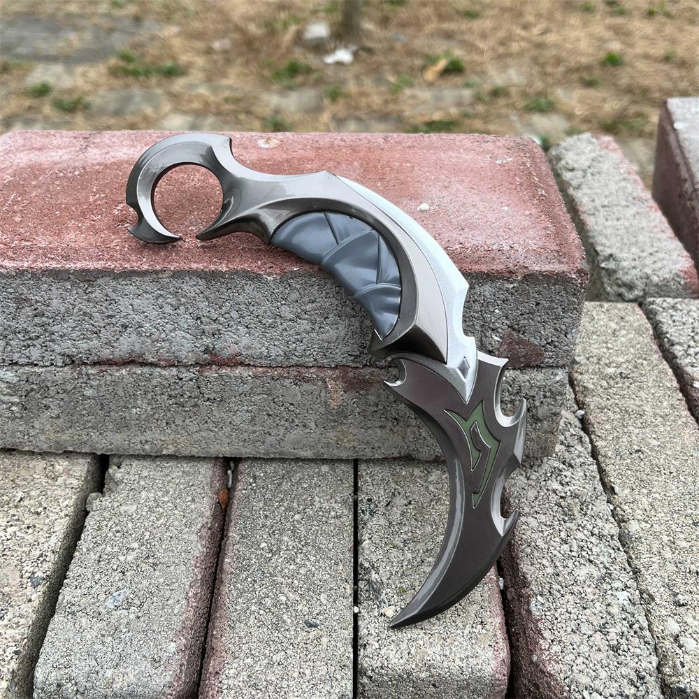 Reaver Karambit Metal Blunt Blade Trainer Cosplay Prop Game Replica - Tophatter Daily Deals