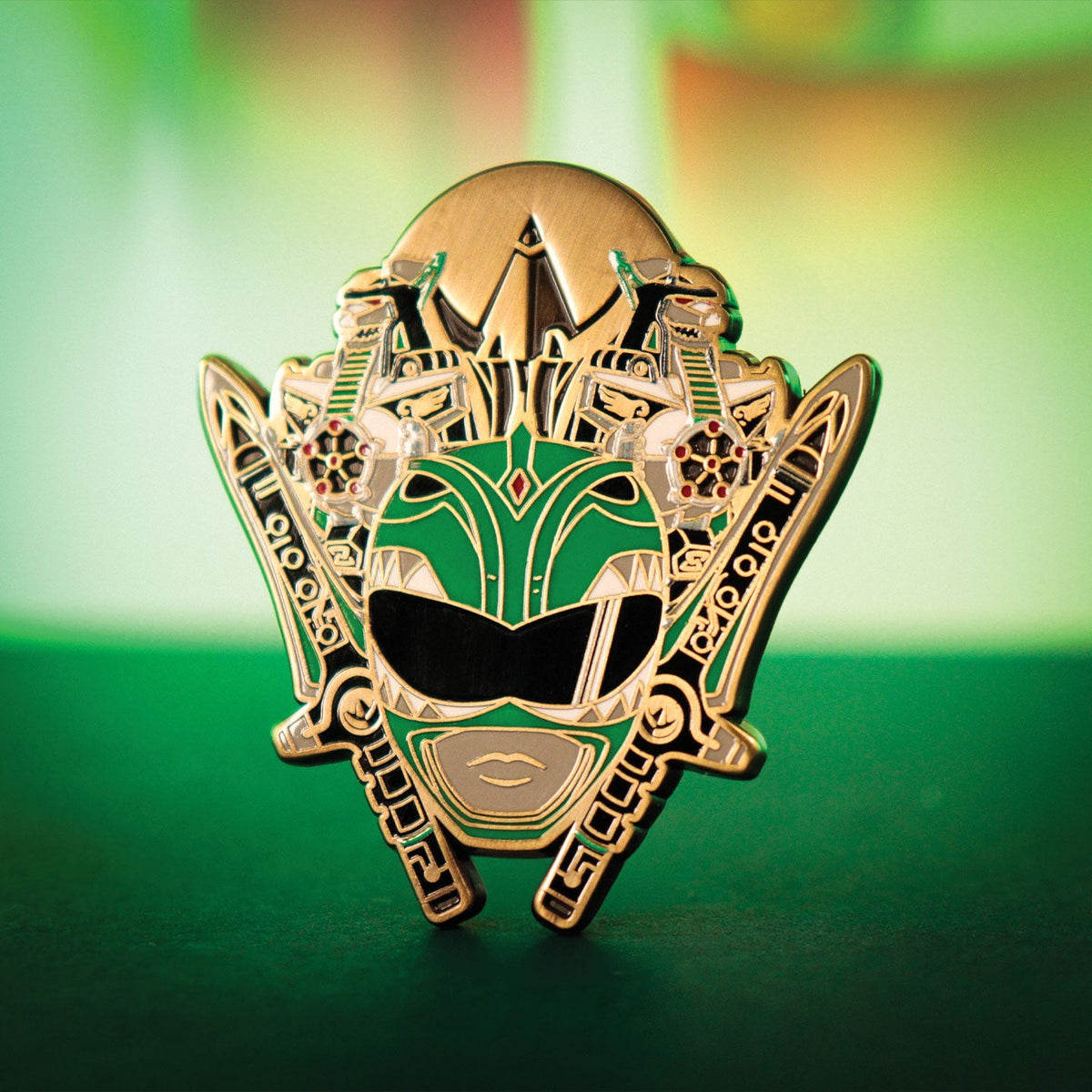 Power Rangers – Limited Edition Green Ranger Pin Badge Pin Set - Tophatter Daily Deals