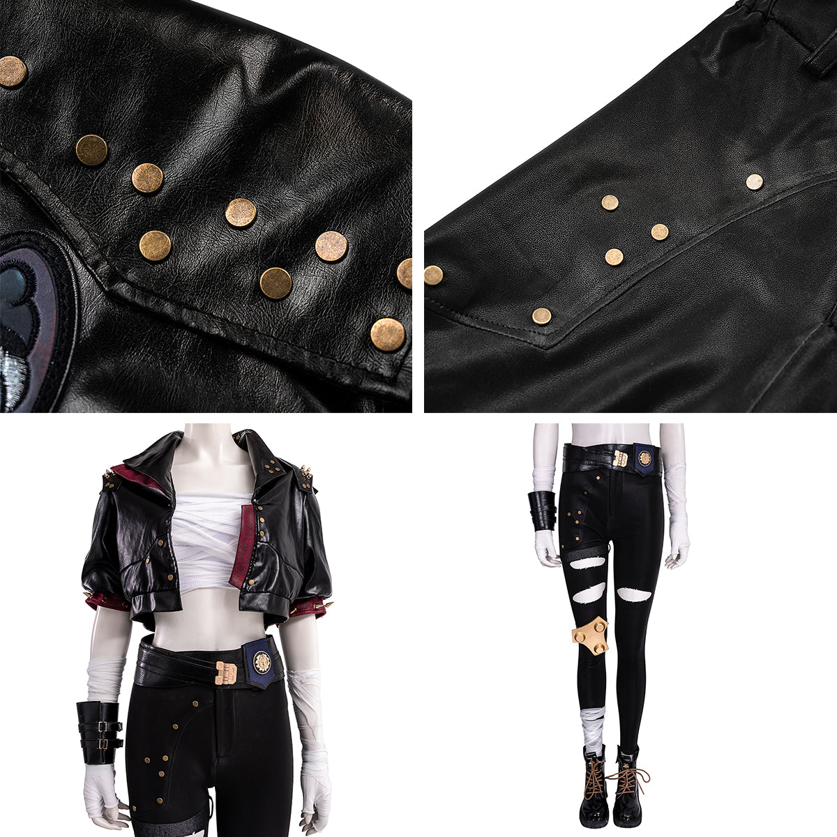 Arcane Season 2 League of Legends LOL Vi Black Cosplay Costume Costume - Tophatter Daily Deals