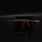 Steampunk HK416 Miniature Metal Gun 21CM/8.3" - Tophatter Daily Deals