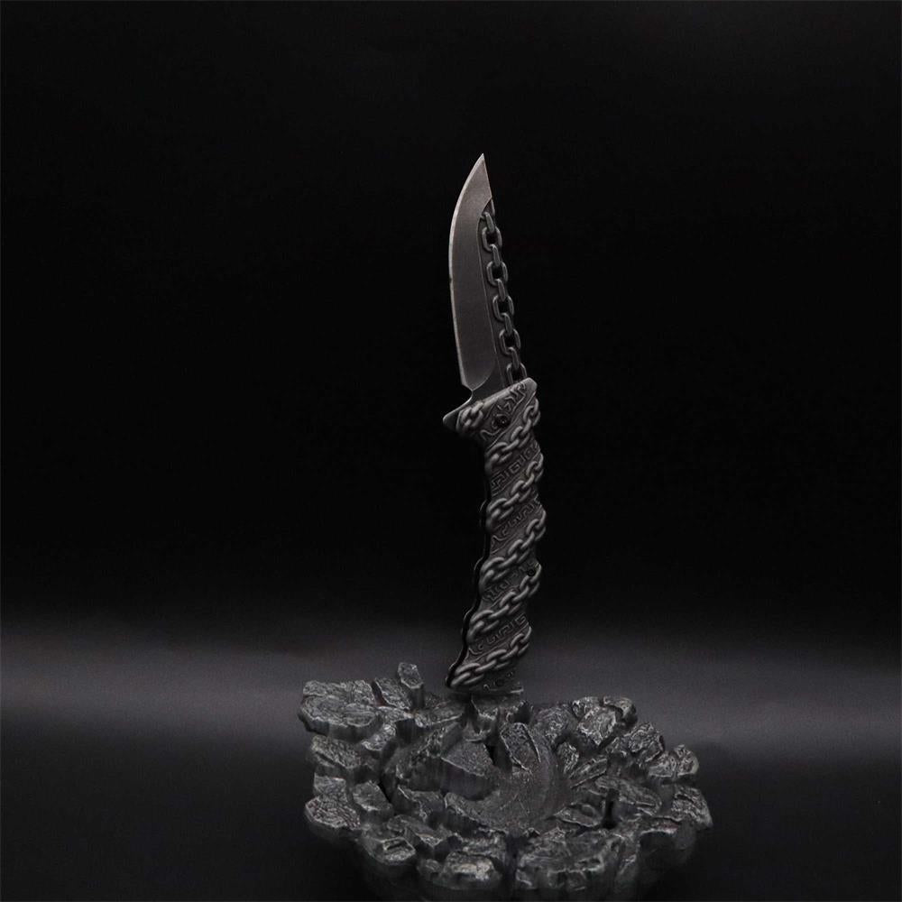 Cool Punk Knife Chain Folding Knife - Tophatter Daily Deals